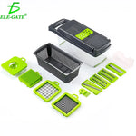 Multi Grater Manual Chopper for Fruits and Vegetables 9 in 1
