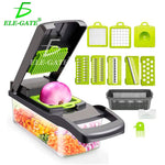 Multi Grater Manual Chopper for Fruits and Vegetables 9 in 1