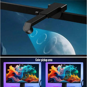 Retroiluminación LED RGBIC para TV con Cámara y App (55‑75″)