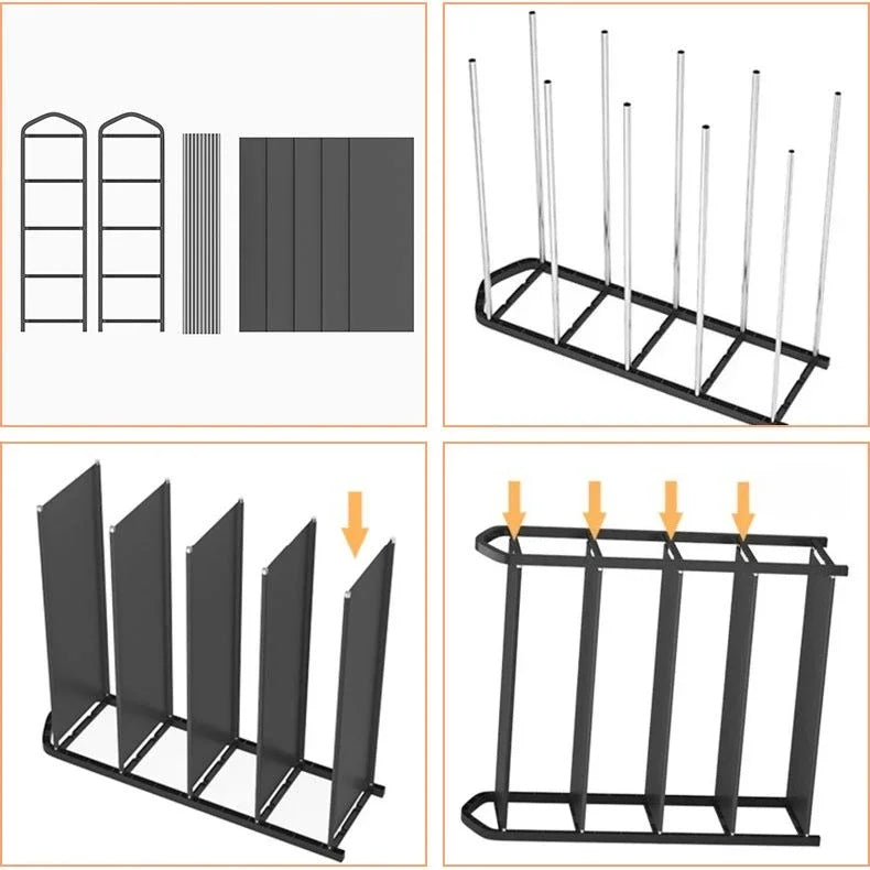 Detachable Shoe Cabinet Dormitory Dust Storage Multi-layer Shoe Rack, Space-saving Artifact, Folding Shoe Cabinet Removable