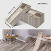 Pegatina de Piso Vinílica con Diseño de Madera o Cemento – Autoadhesiva, Gruesa e Impermeable