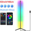 Lámpara de esquina inteligente Tuya de piso 160 cm (RGB, Alexa)