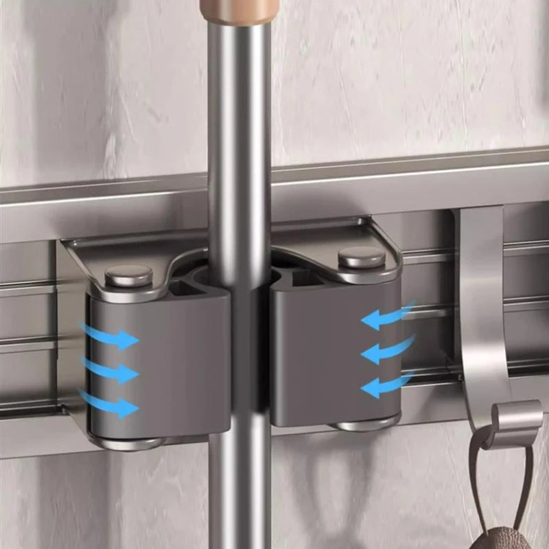 Organizador de Escobas y Trapeadores de Pared Hero