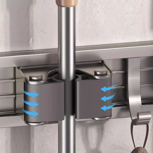 Organizador de Escobas y Trapeadores de Pared Hero