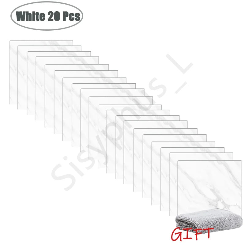 tickers tipo mármol para paredes (azulejos de PVC)