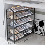 Detachable Shoe Cabinet Dormitory Dust Storage Multi-layer Shoe Rack, Space-saving Artifact, Folding Shoe Cabinet Removable