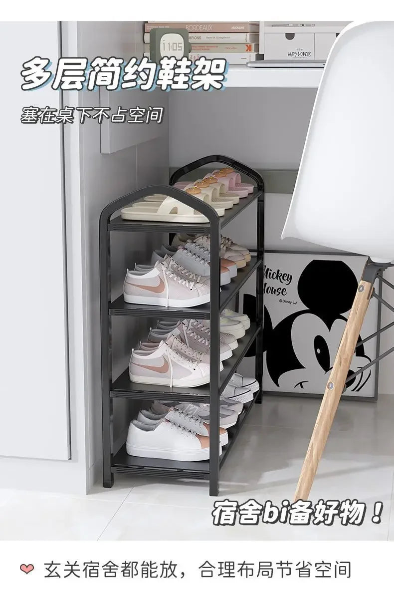 Detachable Shoe Cabinet Dormitory Dust Storage Multi-layer Shoe Rack, Space-saving Artifact, Folding Shoe Cabinet Removable