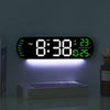 Reloj digital LED 35 cm con control remoto y luz ambiental