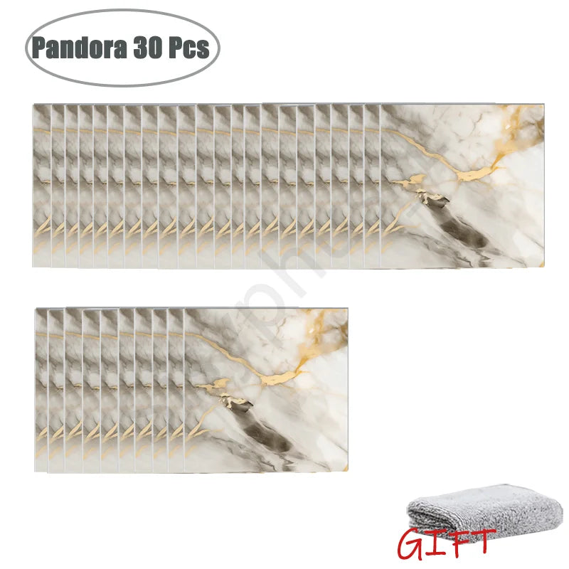 tickers tipo mármol para paredes (azulejos de PVC)