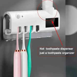 Portacepillos de Dientes con Esterilizador UV Solar