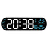 Reloj digital LED 35 cm con control remoto y luz ambiental