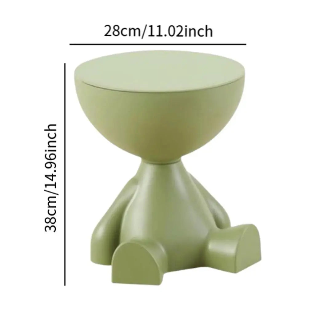 Light Luxury Cartoon Sofa Coffee Table Edge Table Creative Flat Head  Small Household Plastic Coffee Table Furniture Side Table