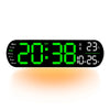 Reloj digital LED 35 cm con control remoto y luz ambiental