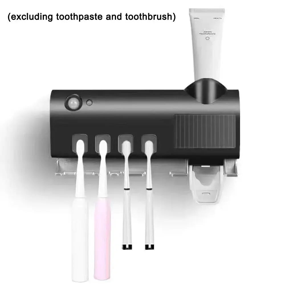 Portacepillos de Dientes con Esterilizador UV Solar