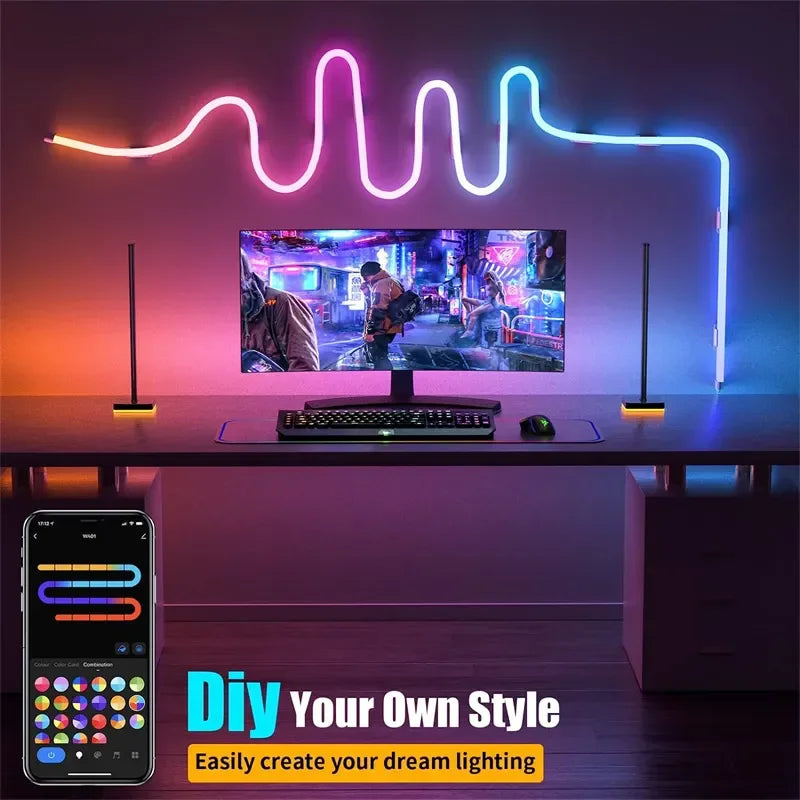 Tira LED Neón RGB Impermeable (1‑5m) con Control App