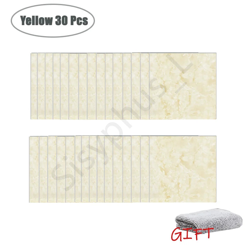 tickers tipo mármol para paredes (azulejos de PVC)
