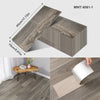 Pegatina de Piso Vinílica con Diseño de Madera o Cemento – Autoadhesiva, Gruesa e Impermeable