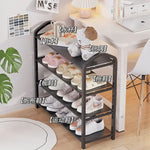 Detachable Shoe Cabinet Dormitory Dust Storage Multi-layer Shoe Rack, Space-saving Artifact, Folding Shoe Cabinet Removable