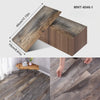 Pegatina de Piso Vinílica con Diseño de Madera o Cemento – Autoadhesiva, Gruesa e Impermeable