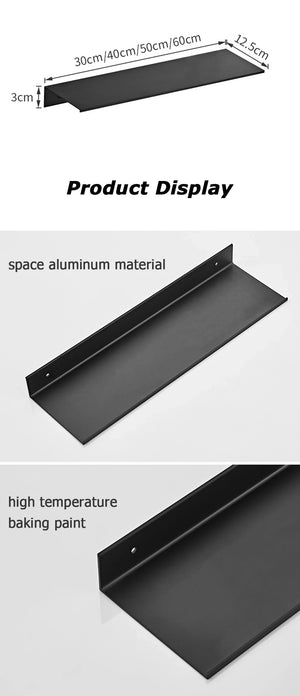 Estantería flotante de aluminio (30/40/50 cm)
