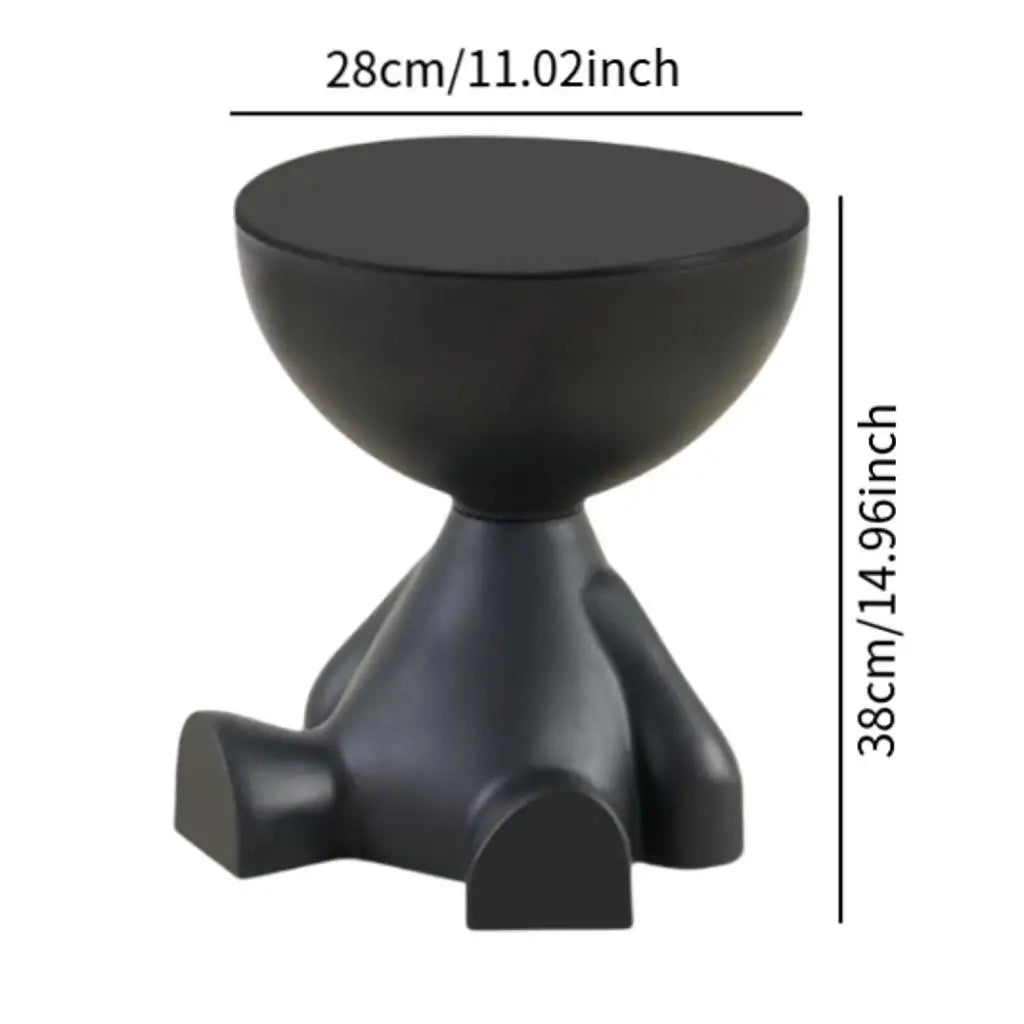 Light Luxury Cartoon Sofa Coffee Table Edge Table Creative Flat Head  Small Household Plastic Coffee Table Furniture Side Table