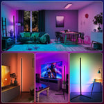 Lámpara de esquina inteligente Tuya de piso 160 cm (RGB, Alexa)