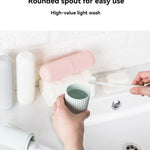 Portable Toothpaste Toothbrush Protect Holder Case Travel Camping Storage Box Protect Toothbrush Toothpaste from Dirt and Damage