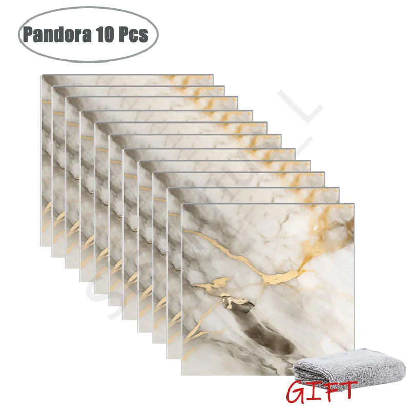 tickers tipo mármol para paredes (azulejos de PVC)