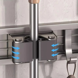 Organizador de Escobas y Trapeadores de Pared Hero