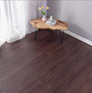 Pegatina de Piso Vinílica con Diseño de Madera o Cemento – Autoadhesiva, Gruesa e Impermeable
