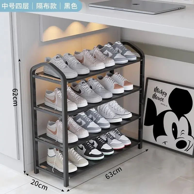 Detachable Shoe Cabinet Dormitory Dust Storage Multi-layer Shoe Rack, Space-saving Artifact, Folding Shoe Cabinet Removable
