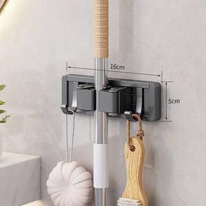 Organizador de Escobas y Trapeadores de Pared Hero