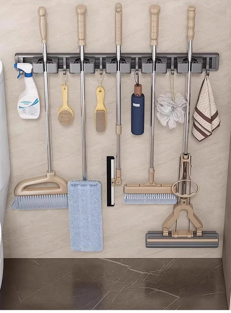 Organizador de Escobas y Trapeadores de Pared Hero