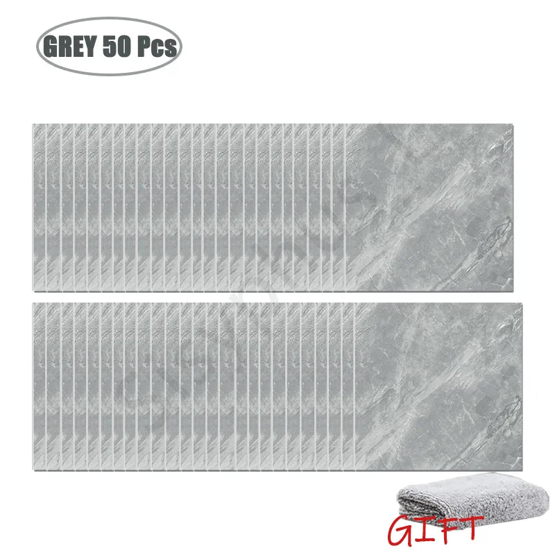 tickers tipo mármol para paredes (azulejos de PVC)